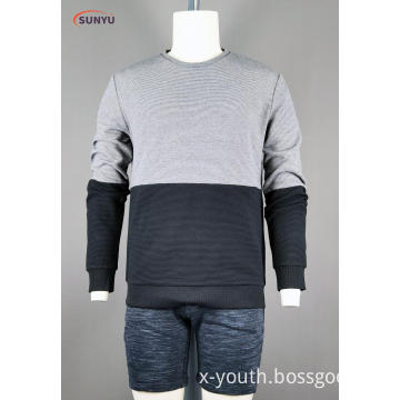 Men`s ottoman sweatshirt without hood